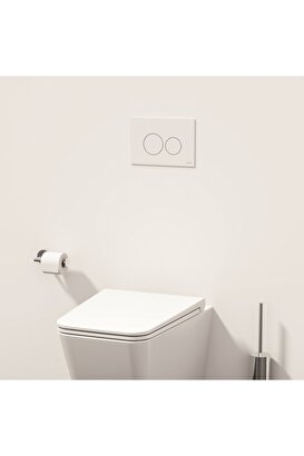 Origin A44894 Tuvalet Fırçalığı, Duvardan, Krom | Decoverse