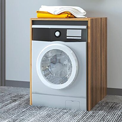 Denko Matia 65cm Ud Mdf Çamaşır Makinesi Banyo Dolabı Takımı | Decoverse
