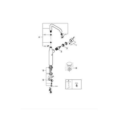 Grohe Essence Tek Kumandalı Lavabo Bataryası Xl-boyut - 32901dl1 | Decoverse