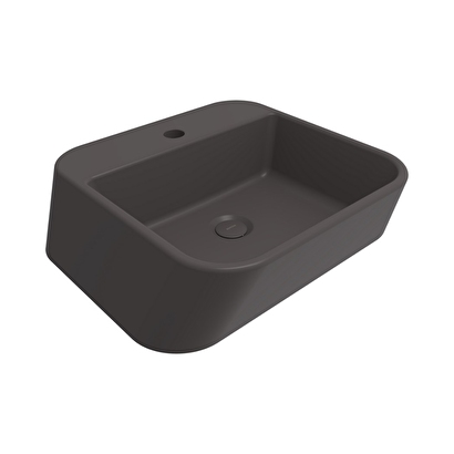  Bocchi Firenze Çanak Lavabo 50 cm Mat Antrasit | Decoverse