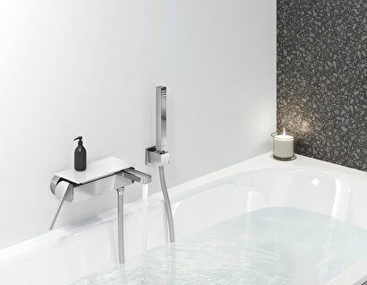 Grohe Banyo Bataryası El Duş Seti Dahil Plus Krom - 33547003 | Decoverse