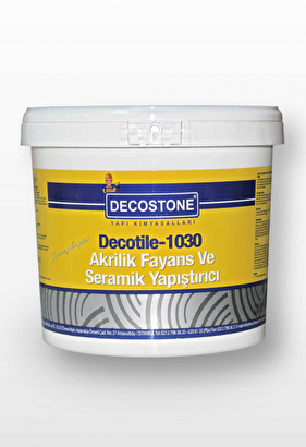 Decotile - 1030 Akrilik Fayans ve Seramik Yapıştırıcı - Beyaz - 5kg | Decoverse