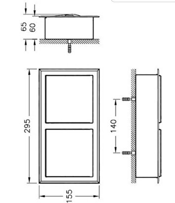  Artema Arkitekta Ankastre Tuvalet Kağıtlığı (ikili) (dikey) - A44417 | Decoverse