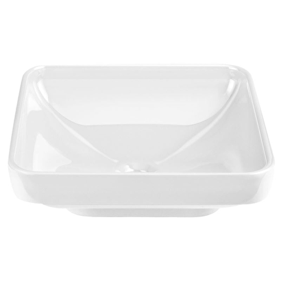 VitrA Water Jewels Çanak lavabo 4441B403-1361 Kare - kompakt - 40x39 cm - armatür deliksiz - su taşma deliksiz - Clean - beyaz | Decoverse