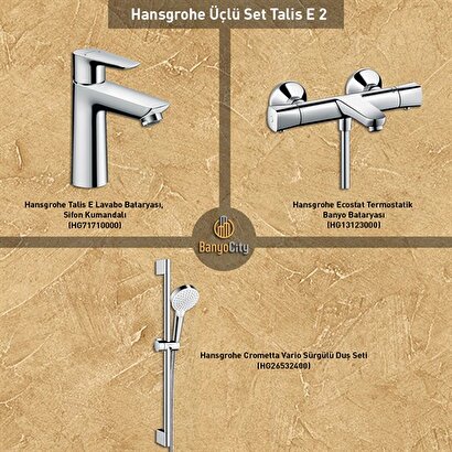 Hansgrohe Talis E 3'lü Set | Decoverse