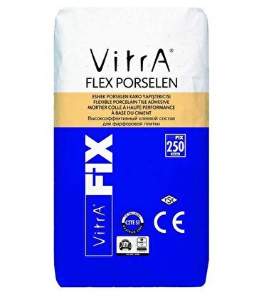  Vitra Vıtrafıx Flex Porselen Beyaz 25 Kg F12203025 | Decoverse