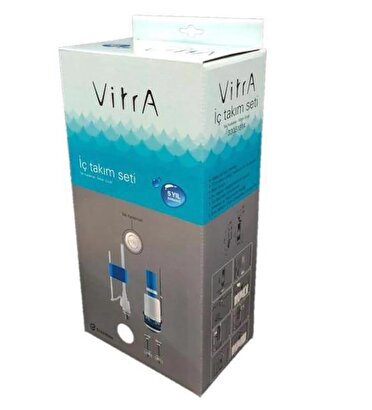  Vitra Integra Square Rim-ex Duvara Sıfır Klozet Rezervuar İç Takım Ve Yavaş Kapanan Kapak 7086l003-0092 | Decoverse