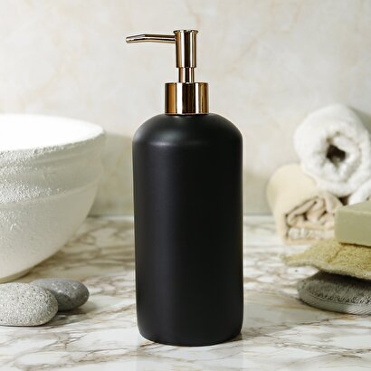  Smooth Büyük Sıvı Sabunluk Siyah | Decoverse