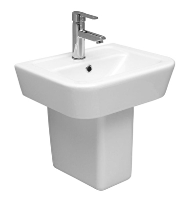 Serel Star Lavabo 38x45 Cm + Star Yarım Ayak De42+de21 | Decoverse