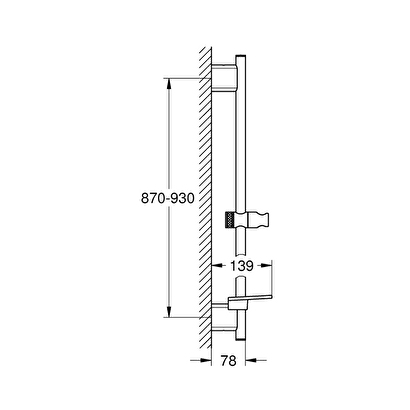 Grohe Rainshower Smartactive Duş Sürgüsü, 900 Mm - 26603gn0 | Decoverse