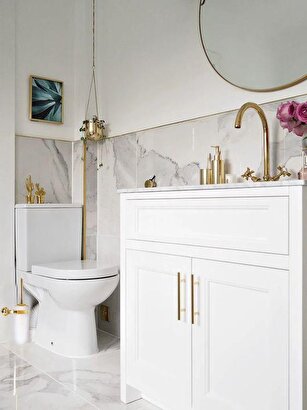 Serel Luna Klozet Tuvalet Fırçalığı Altın Gold Paslanmaz- Pirinç 140110010a | Decoverse