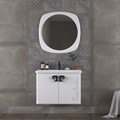 Pierre Cardin Star 80 Cm Antique White Banyo Dolabı Mat Beyaz | Decoverse
