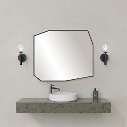 Neostill - Quartz Banyo Aynası / Siyah | Decoverse