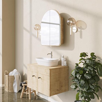 Neostill - Hope Aynalı Banyo Dolabı / Safir 60cm | Decoverse