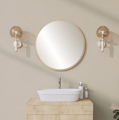 Neostill - Yuvarlak Banyo Aynası / Safir | Decoverse