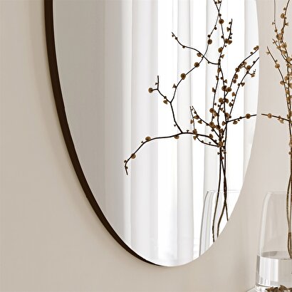 Neostill - Dekoratif Yuvarlak Ayna Siyah A713 | Decoverse