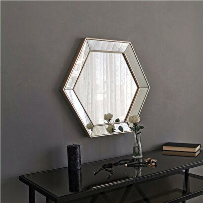 Neostill - Dekoratif Altıgen Ayna A405 | Decoverse