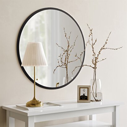 Neostill - Dekoratif Yuvarlak Ayna Siyah A711 | Decoverse