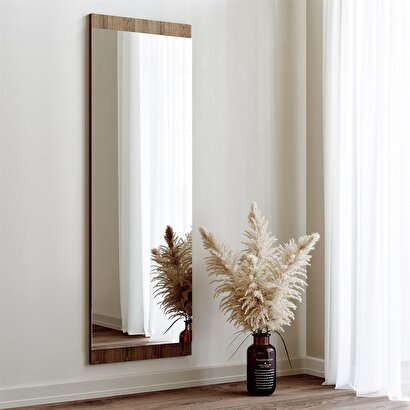 Neostill - Boy Aynası Dekoratif Basic Ceviz 40x120 | Decoverse