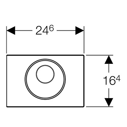  Geberit Sigma10  Kumanda Kapağı Fotoselli 115.890.sn.5 | Decoverse