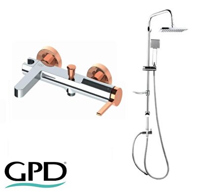 Gpd Banyo Bataryası Gildo Ve Tepe Duş Sistemi Mbb165-k-r - Dst19-3 | Decoverse