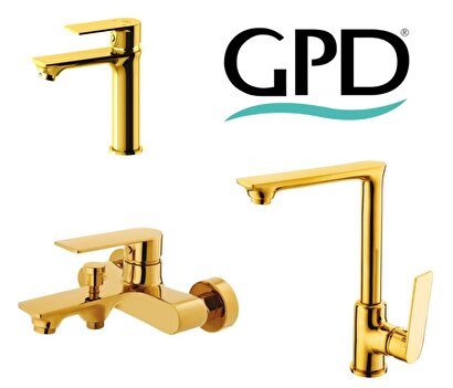  Gpd Altın Banyo Mutfak Lavabo Bataryası Provido Mbb155-a*mlb156-a*mte155-a | Decoverse