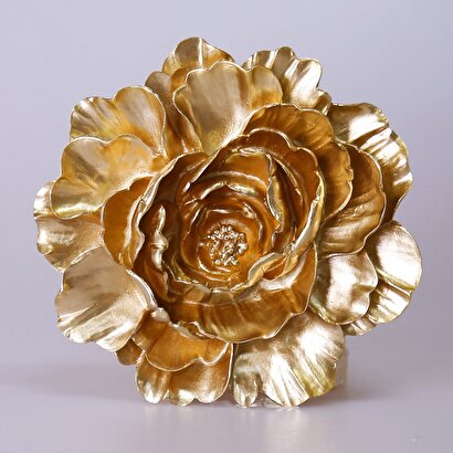 Lotus Dekoratif Çiçek Altın | Decoverse