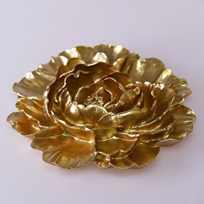 Lotus Dekoratif Çiçek Altın | Decoverse