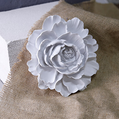 Lotus Dekoratif Çiçek Beyaz | Decoverse