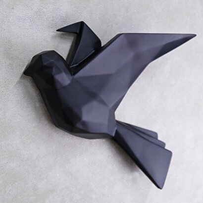  Mouette 3'lü Dekoratif Kuş Siyah | Decoverse