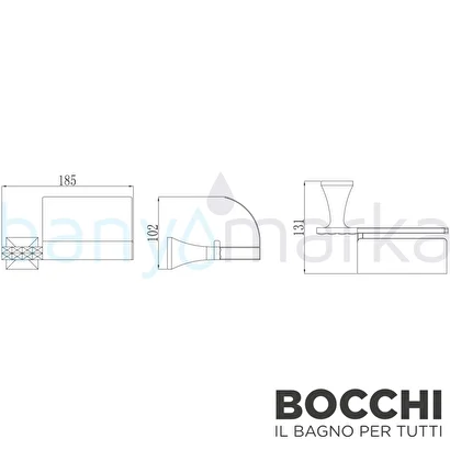Bocchi Roma Tuvalet Kağıtlık Krom | Decoverse