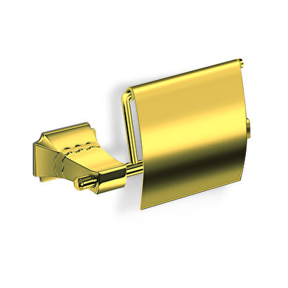 Karlim® Phg 36008-k Phaselis Serisi Kapaklı Tuvalet Kağıtlık Gold Kaplama | Decoverse