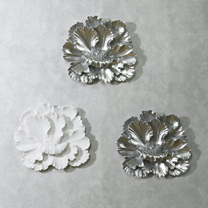 Açelya Dekoratif Çiçek Gümüş | Decoverse