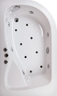 Shower | 100x140 Asi̇metri̇k Oval Oturmali Küvet | Decoverse