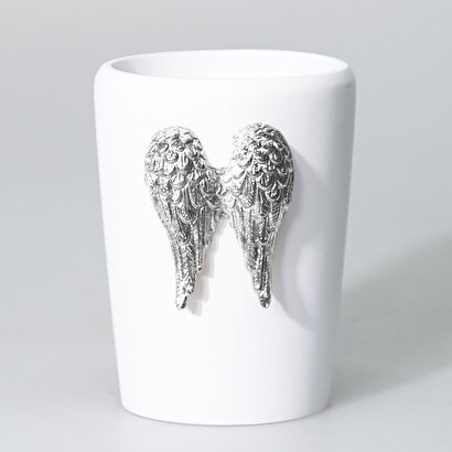 Wings Diş Fırçalık Beyaz Gümüş | Decoverse
