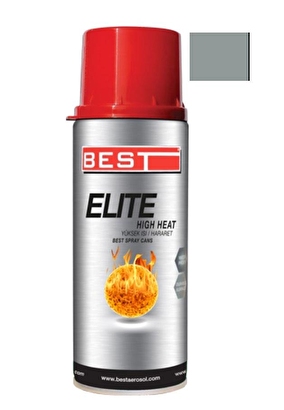 Best Elite Gümüş 600 C Isıya Dayanıklı Sprey Boya 400 Ml | Decoverse