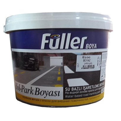 Füller Beyaz Yol Çizgi Boyası 2,5 Litre Su Bazlı | Decoverse