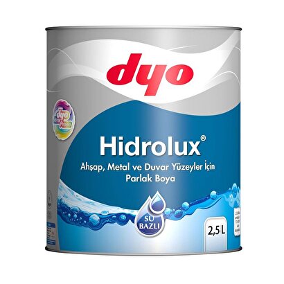 Hidrolux Su Bazlı Parlak 2,5 L Beyaz | Decoverse