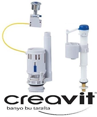 Creavit It5130 Kablolu Çift Basmalı Klozet İç Takım Süper Kali̇te | Decoverse