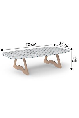  Perilla Lüks Wood Ahşap Mini Ütü Masası 15122 | Decoverse