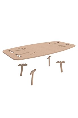  Perilla Wood Ahşap Mini Ütü Masası 15121 | Decoverse