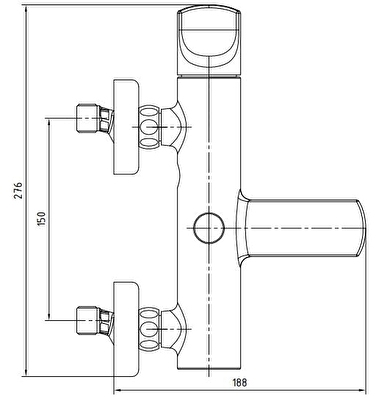  Eca Myra Banyo Bataryası 470h+myra Mafsallı Duş Üst Takım 343h    2'li Set | Decoverse