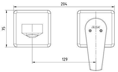 Eca Niobe Ankastre Lavabo Bataryası Sıva Üstü Tek Rozet 102167613-k | Decoverse