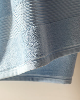 Clarette Yüz Havlusu - Soft Mavi - 50x80 cm | Decoverse