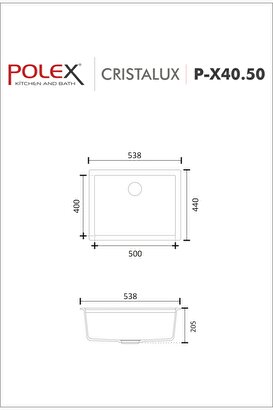 Cristalüx Granit Evye Px40.50 Antrasit | Decoverse