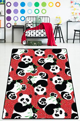  Pandam Esuriit Red Djt Modern Tasarım Yıkanabilir Kaymaz Taban Halı, Salon Halısı , Dekoratif Halı | Decoverse