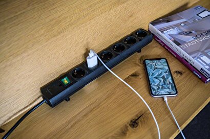  Brennenstuhl Comfort-line Plus 6 Soketli Güç Şeridi Anahtarlı 2m Kablo Siyah | Decoverse