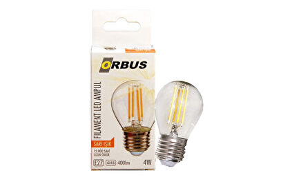 Orbus Orb-gc45 Ampul 4w Clear E27 400lm | Decoverse