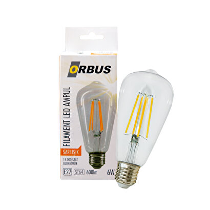 Orbus Orb-stc6w Clear E27 600lm | Decoverse