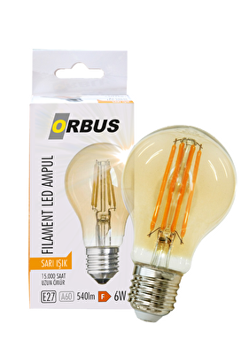 Orbus Orb-a6w 6w Amber E27 540lm | Decoverse